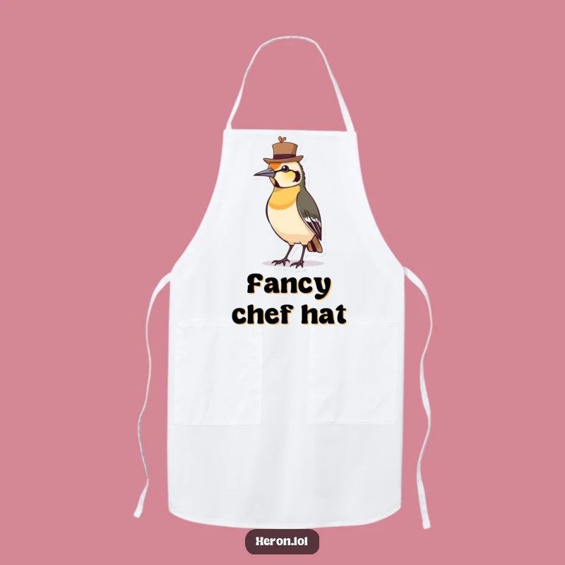 Funny Bird Hat Apron, Chef's Dapper Style, Great Present