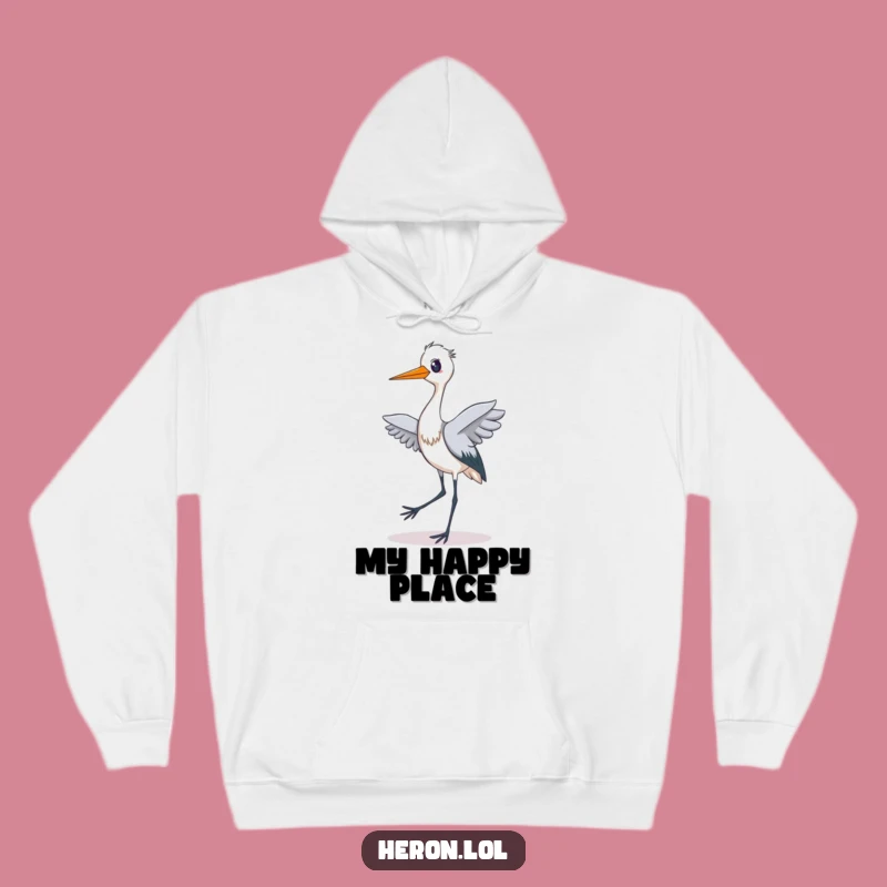 Funny Heron Dance Hoodie: Cozy Up with This Hilarious Bird Groover