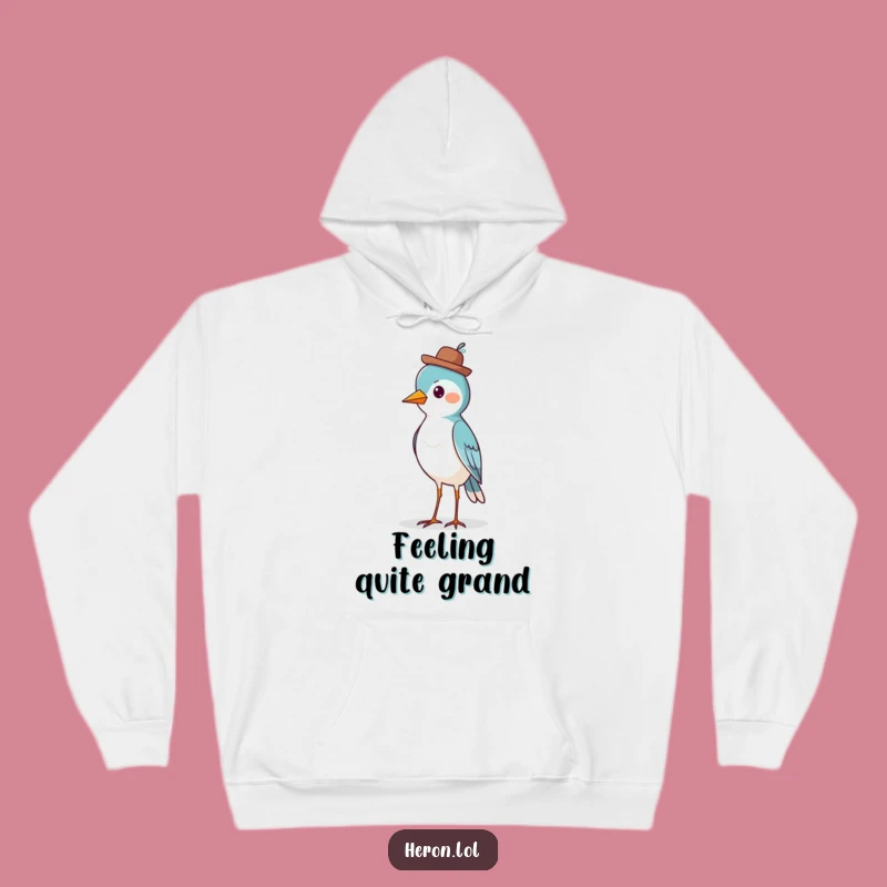 Funny Proud Bird Hat Hoodie - Cozy Dapper Gentleman Gift